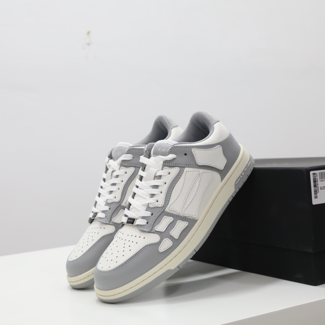 Amiri Skel-Top Low Sneaker Grey/White - EUR FASHION