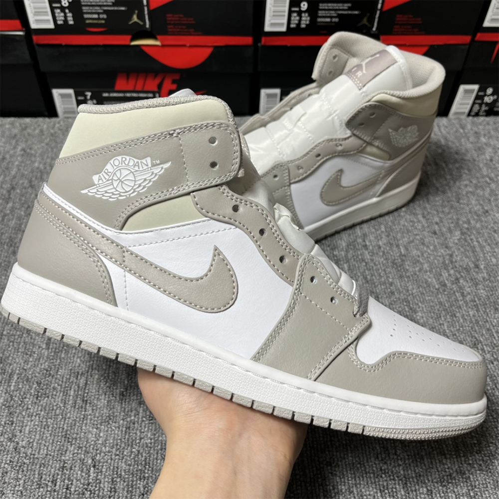 Air Jordan 1 Mid Grey Sneaker - EUR FASHION