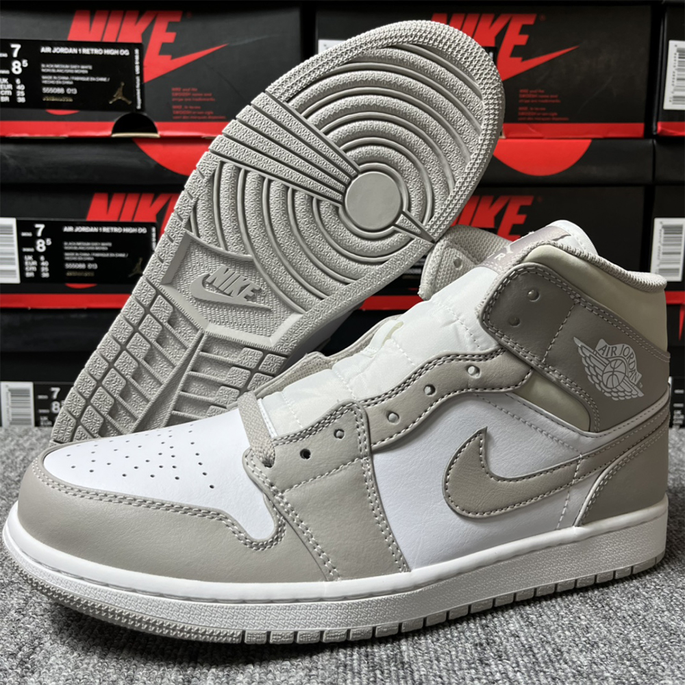 Air Jordan 1 Mid Grey Sneaker - EUR FASHION