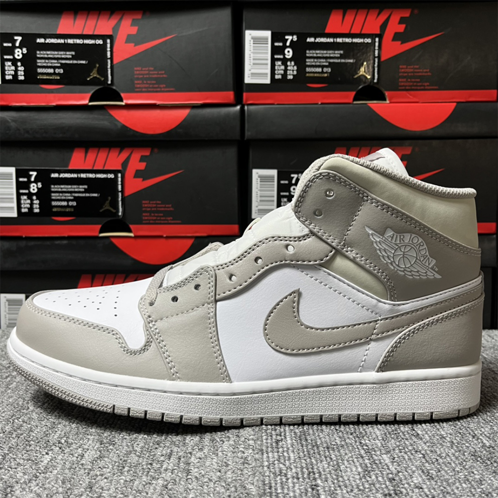 Air Jordan 1 Mid Grey Sneaker - EUR FASHION