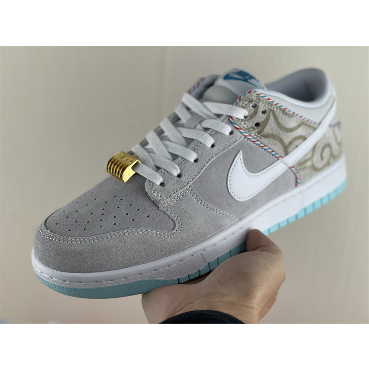 Nike Dunk Low “White Barber Shop” Sneaker  DH7614-500 - EUR FASHION