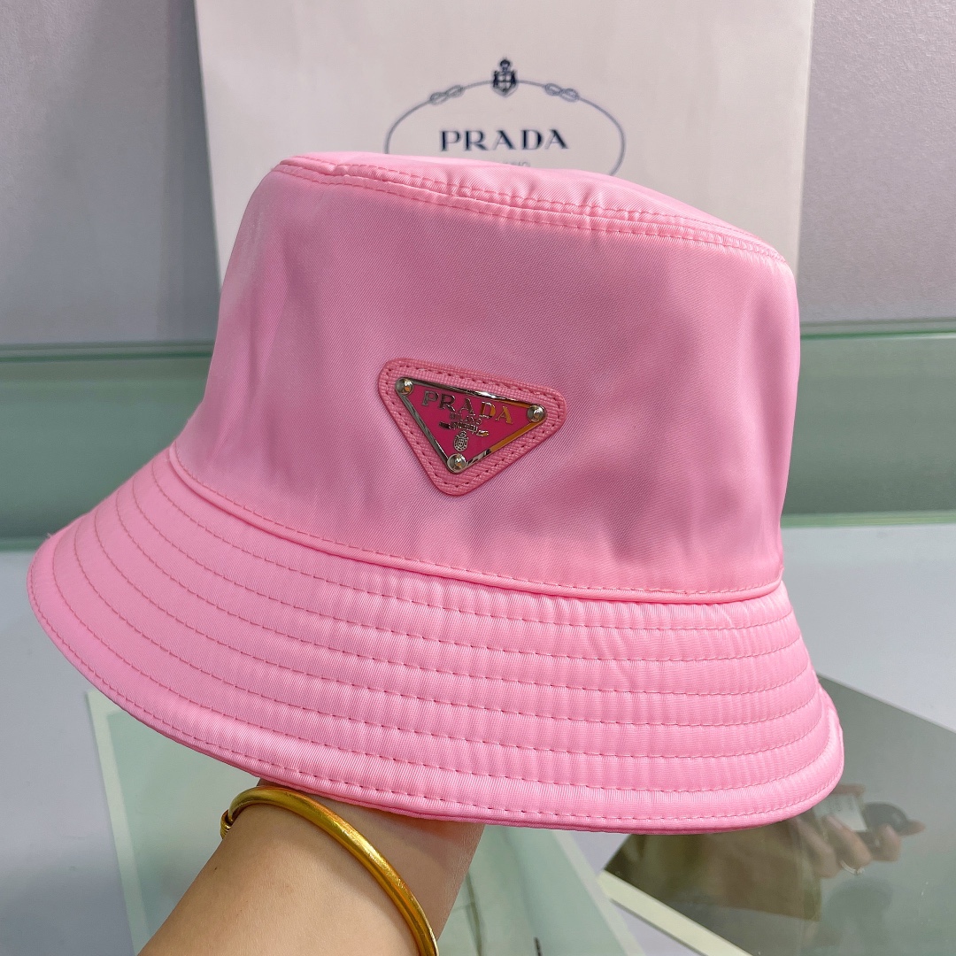 Prada Canvas Bucket Hat - EUR FASHION