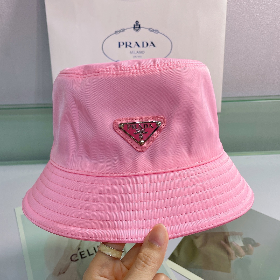 Prada Canvas Bucket Hat - EUR FASHION