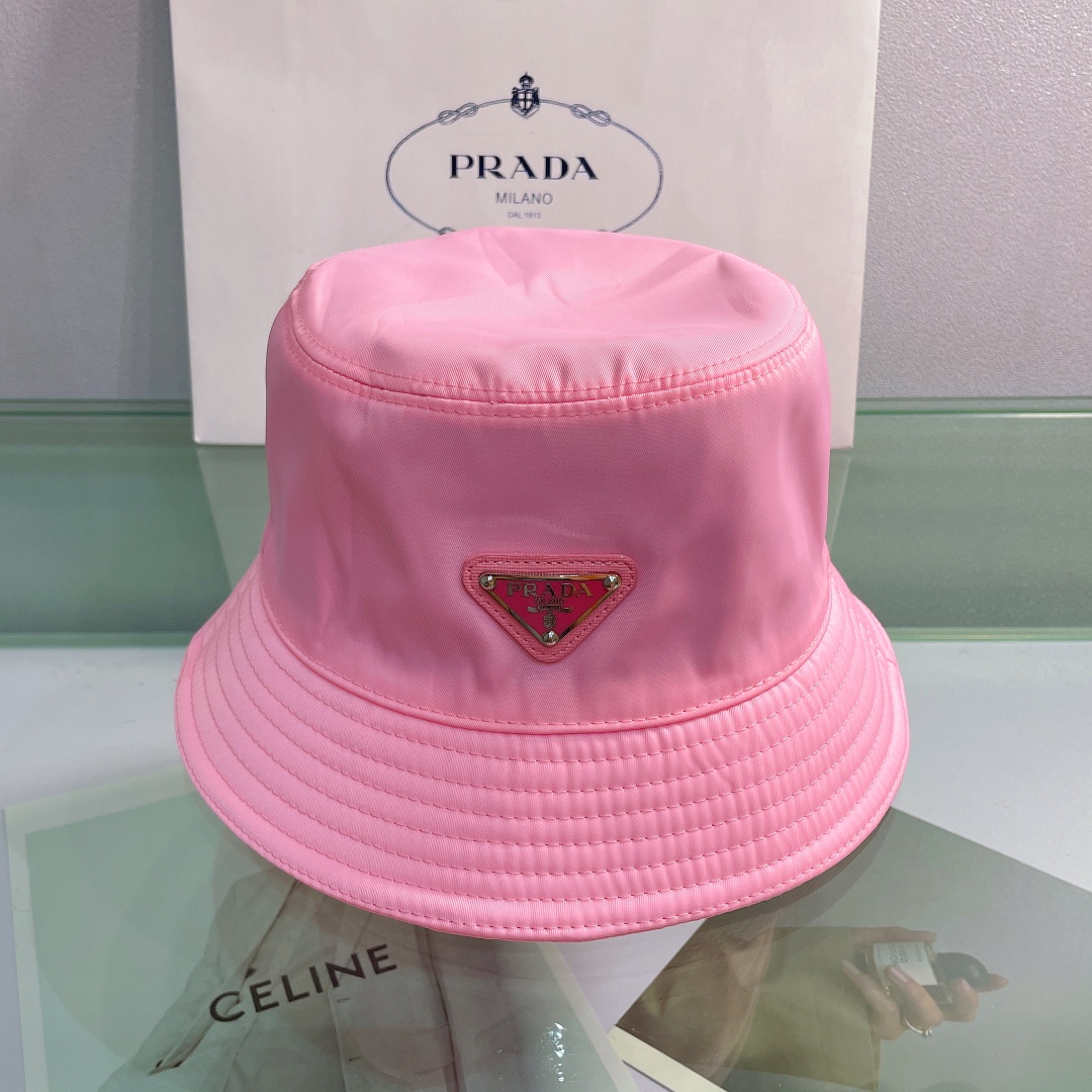 Prada Canvas Bucket Hat - EUR FASHION