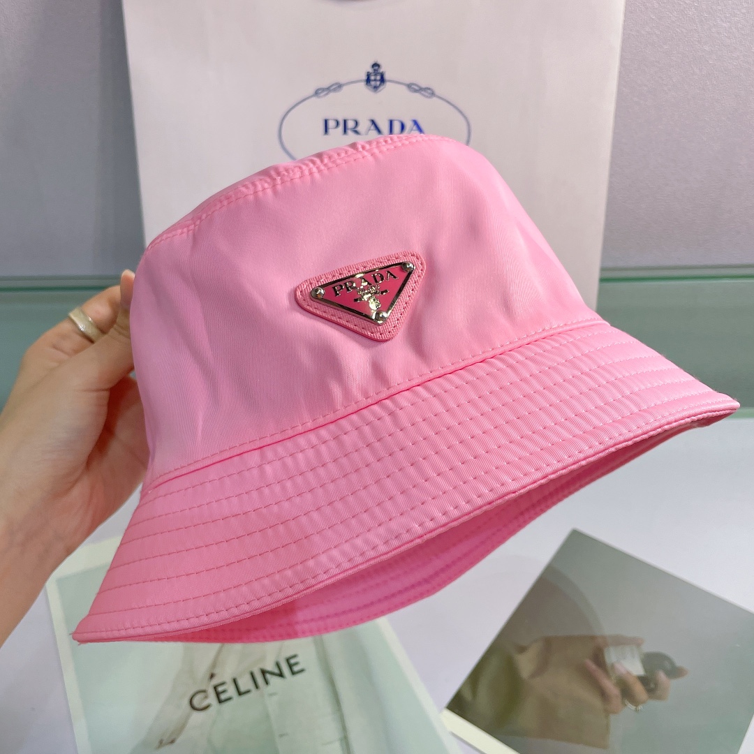 Prada Canvas Bucket Hat - EUR FASHION