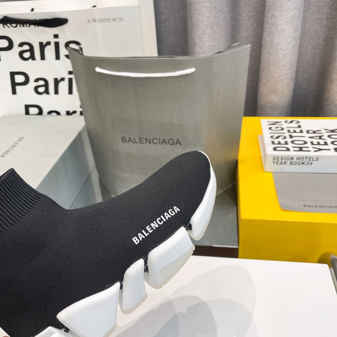 Balenciaga Speed Trainer Sock Sneaker Black - EUR FASHION