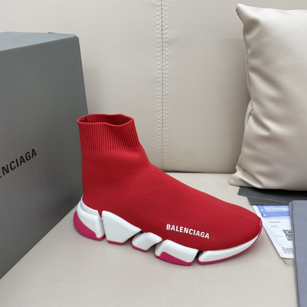 Balenciaga  Speed 2.0 Recycled Knit Sneaker  - EUR FASHION