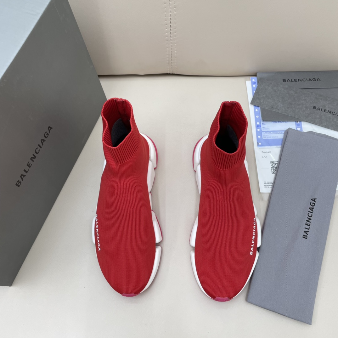 Balenciaga  Speed 2.0 Recycled Knit Sneaker  - EUR FASHION