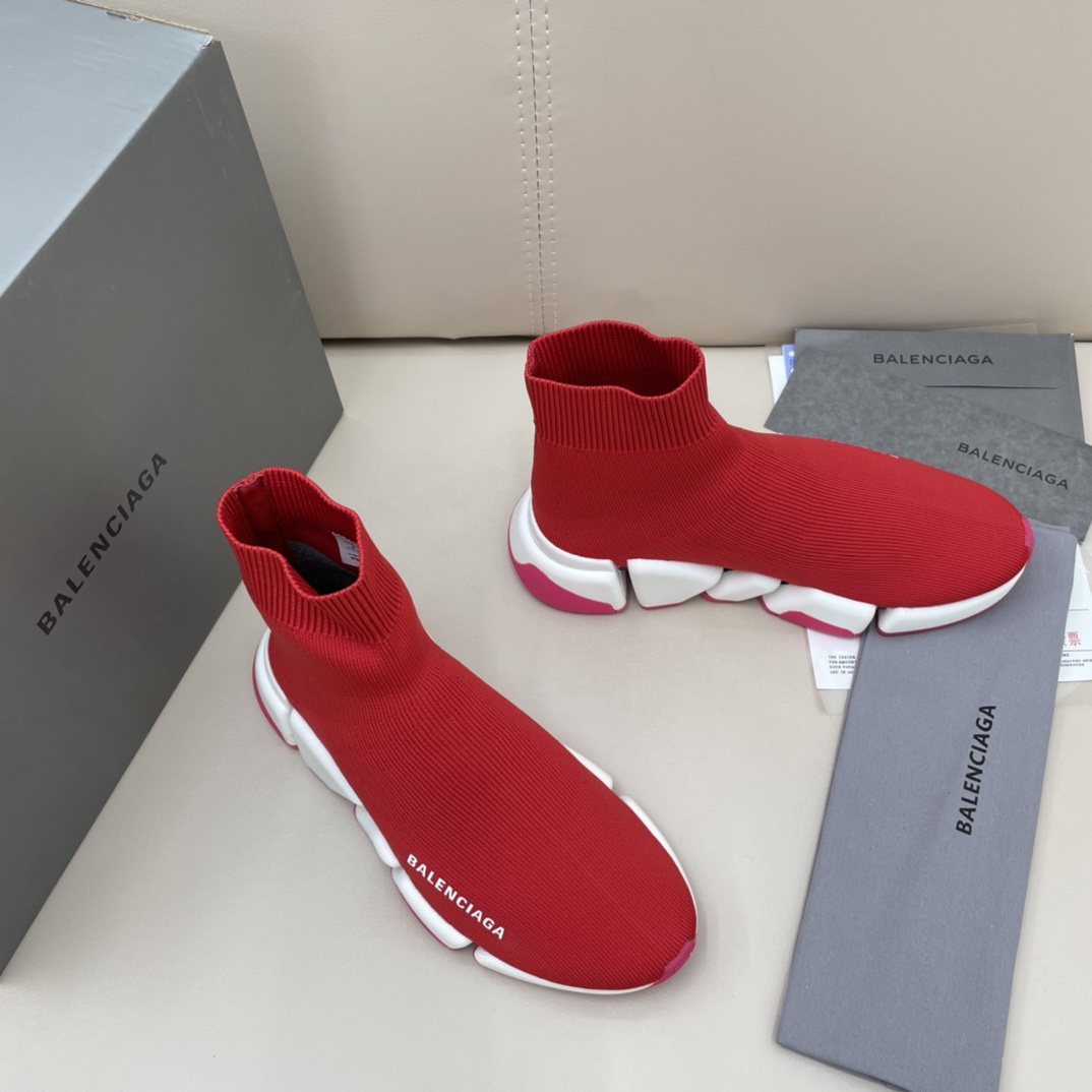 Balenciaga  Speed 2.0 Recycled Knit Sneaker  - EUR FASHION