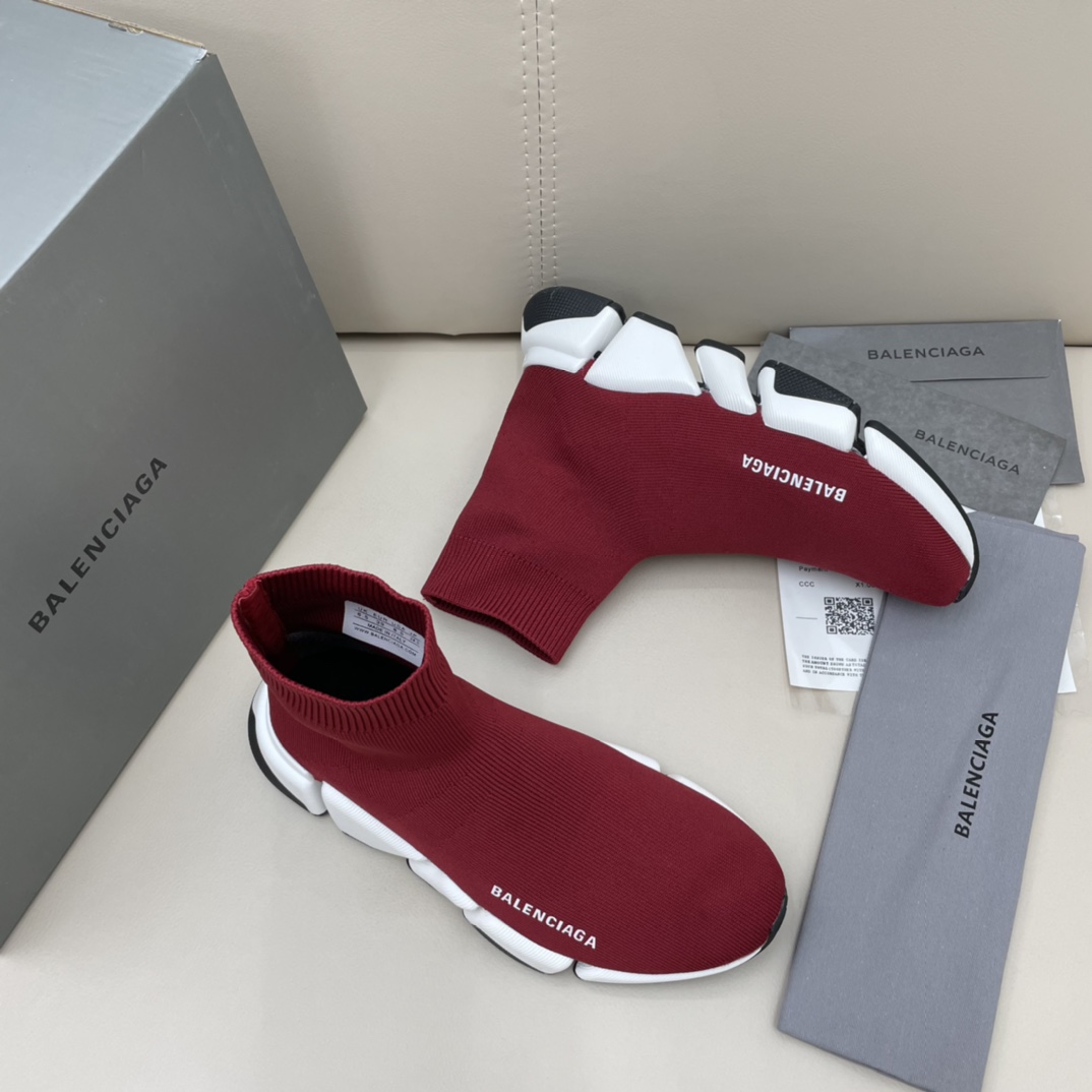 Balenciaga  Speed 2.0 Recycled Knit Sneaker  - EUR FASHION