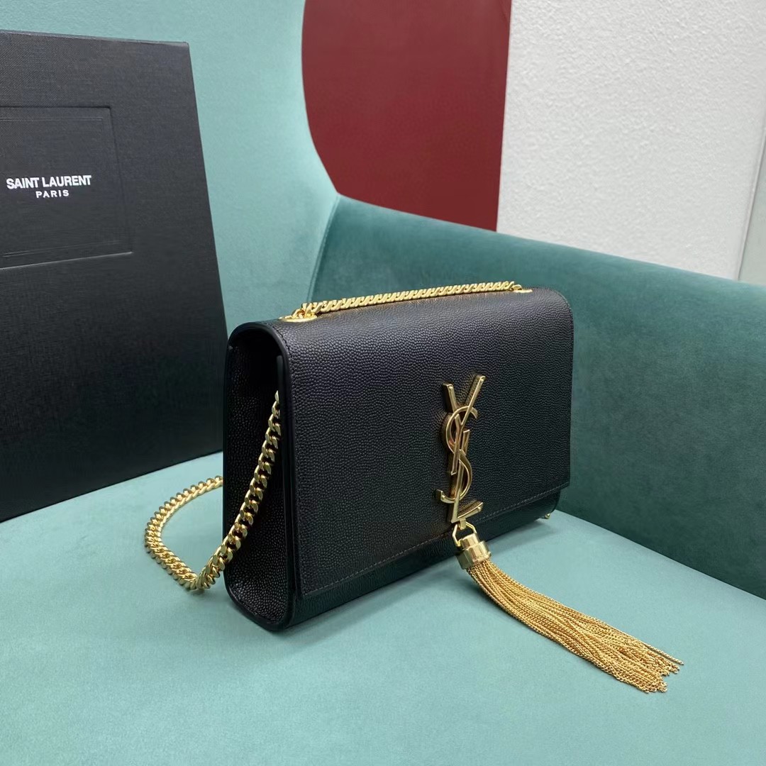 Saint Laurent Envelope Bag In Black(20-12.5-5CM) - EUR FASHION