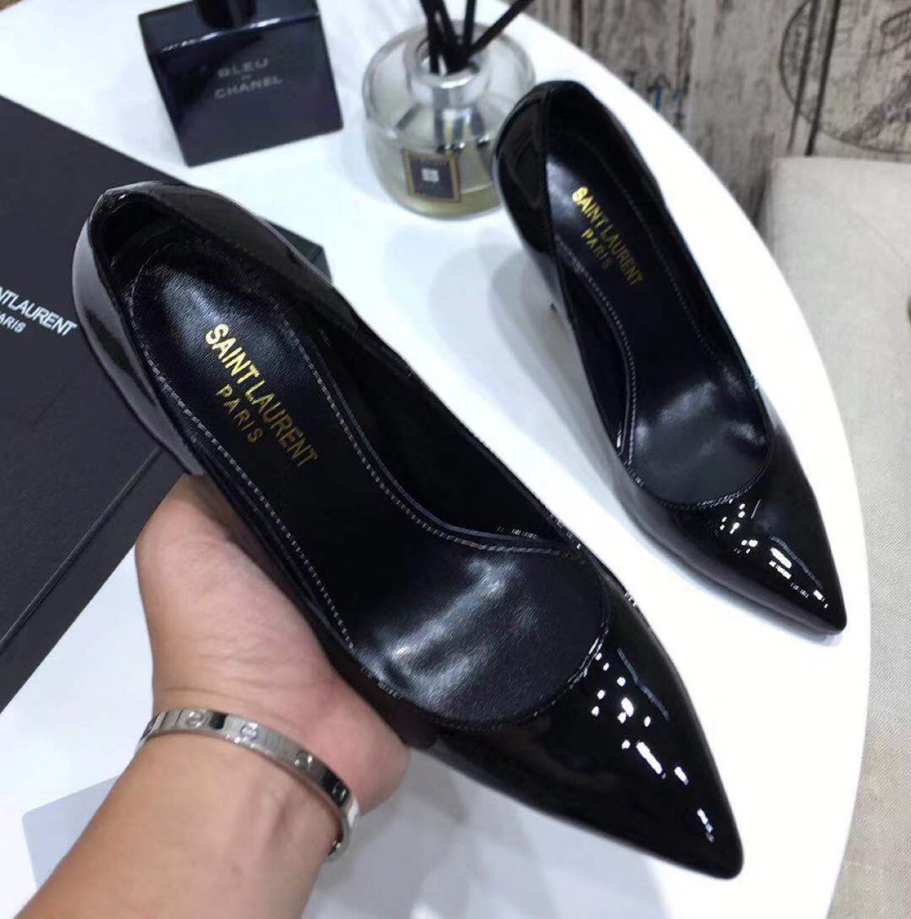 Saint Laurent Black Heels - EUR FASHION