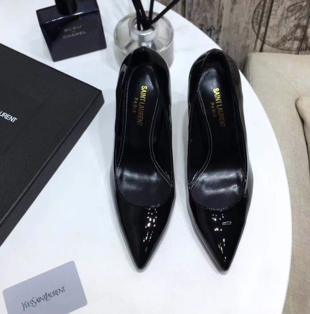 Saint Laurent Black Heels - EUR FASHION