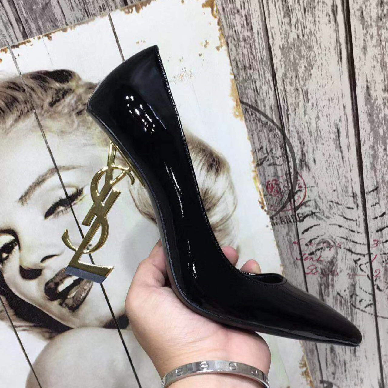 Saint Laurent Black Heels - EUR FASHION