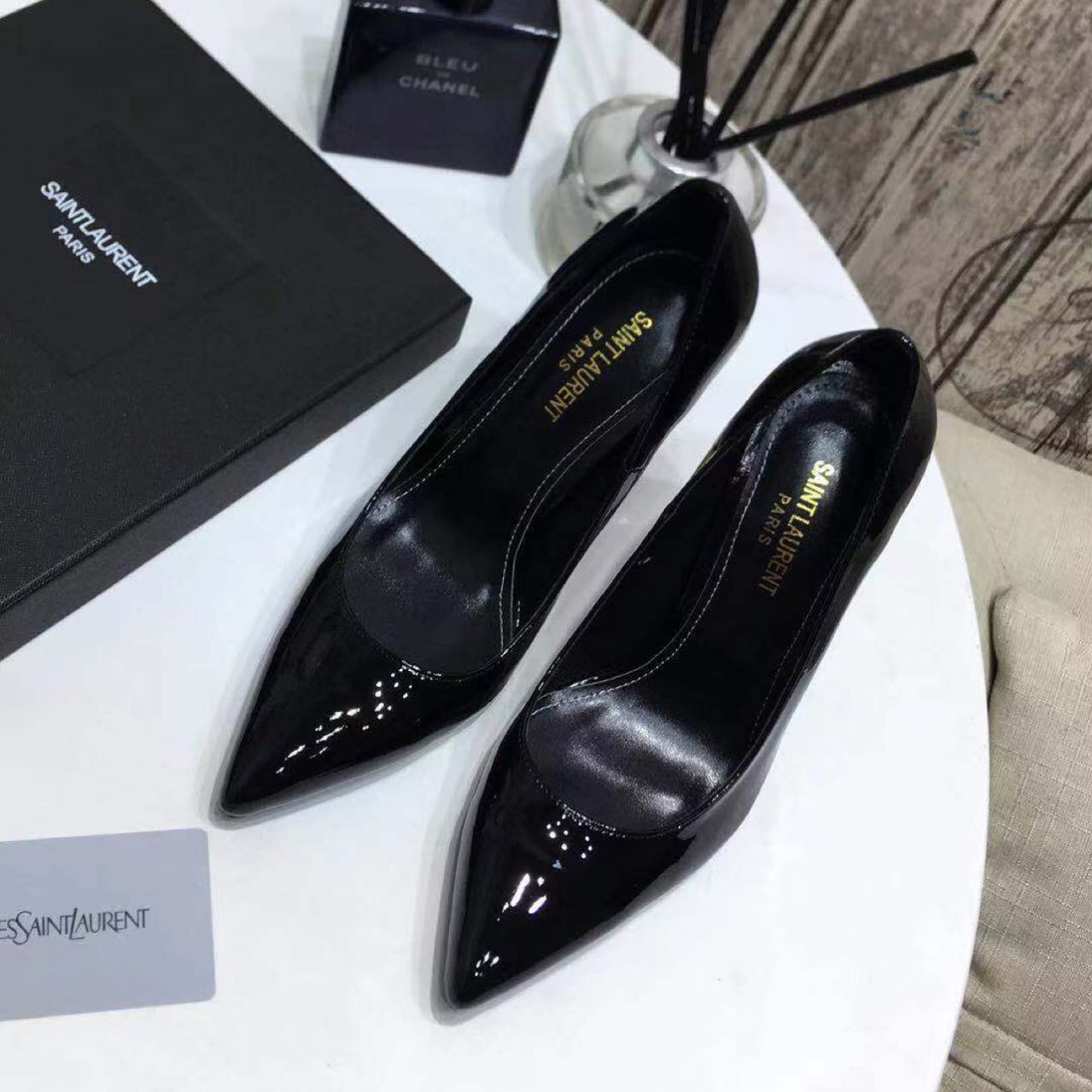 Saint Laurent Black Heels - EUR FASHION