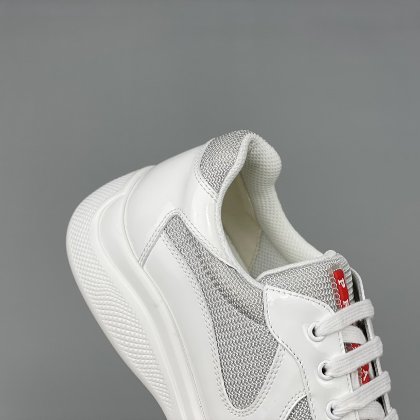 Prada Male America's Cup Sneaker In White(Upon UK Size) - EUR FASHION