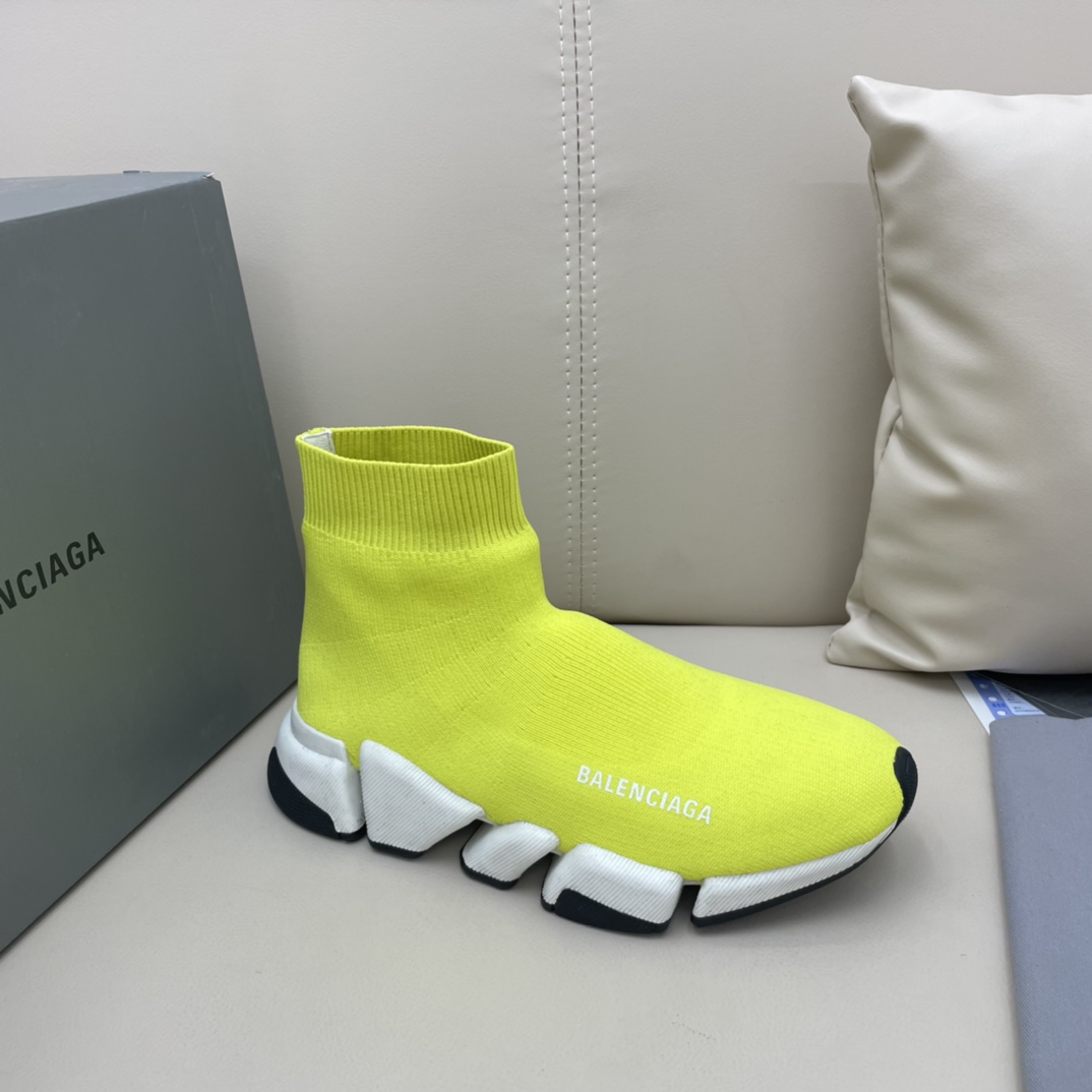 Balenciaga  Speed 2.0 Recycled Knit Sneaker  - EUR FASHION