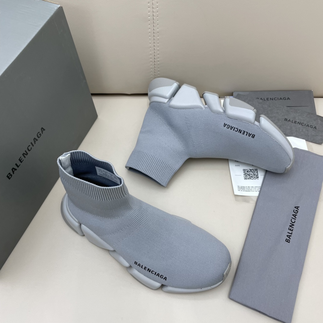 Balenciaga  Speed 2.0 Recycled Knit Sneaker  - EUR FASHION