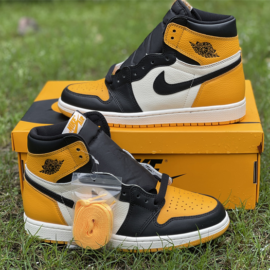 Air Jordan 1 High OG 'Yellow Toe' Sneaker  555088-711 - EUR FASHION