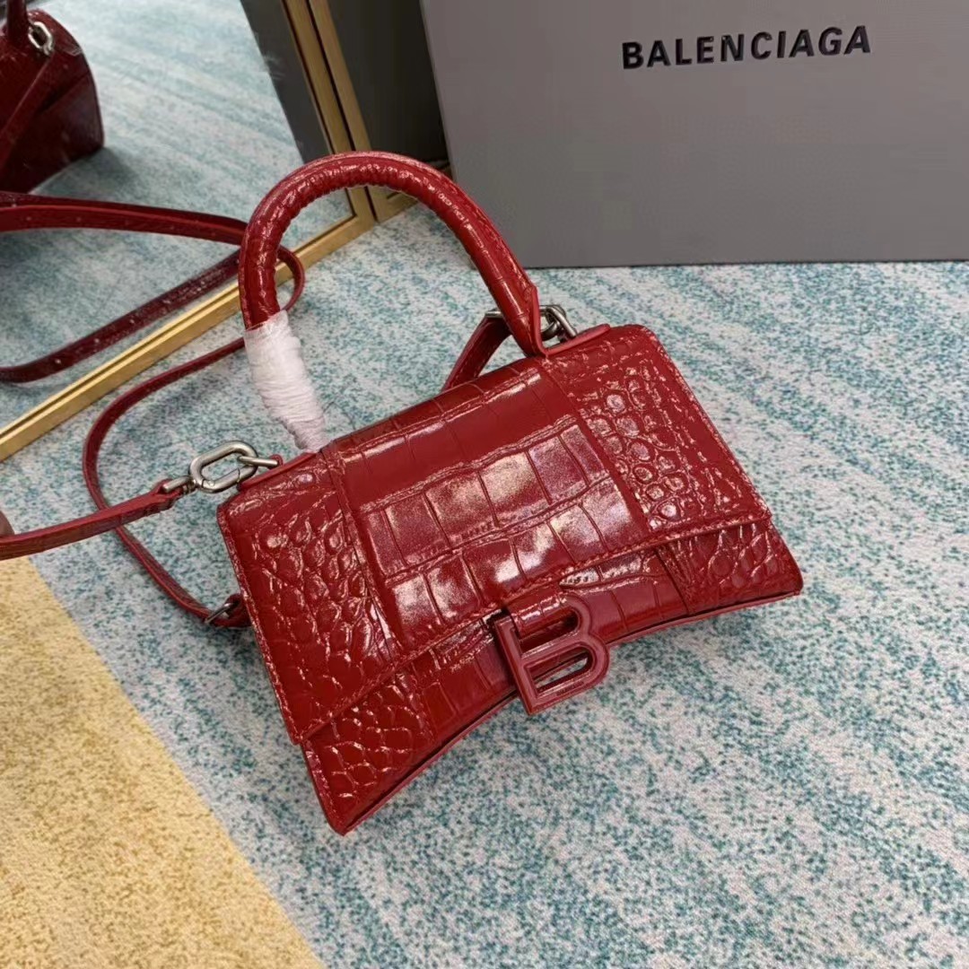 Balenciaga Hourglass Top Handle Bag (19-21-8CM) - EUR FASHION