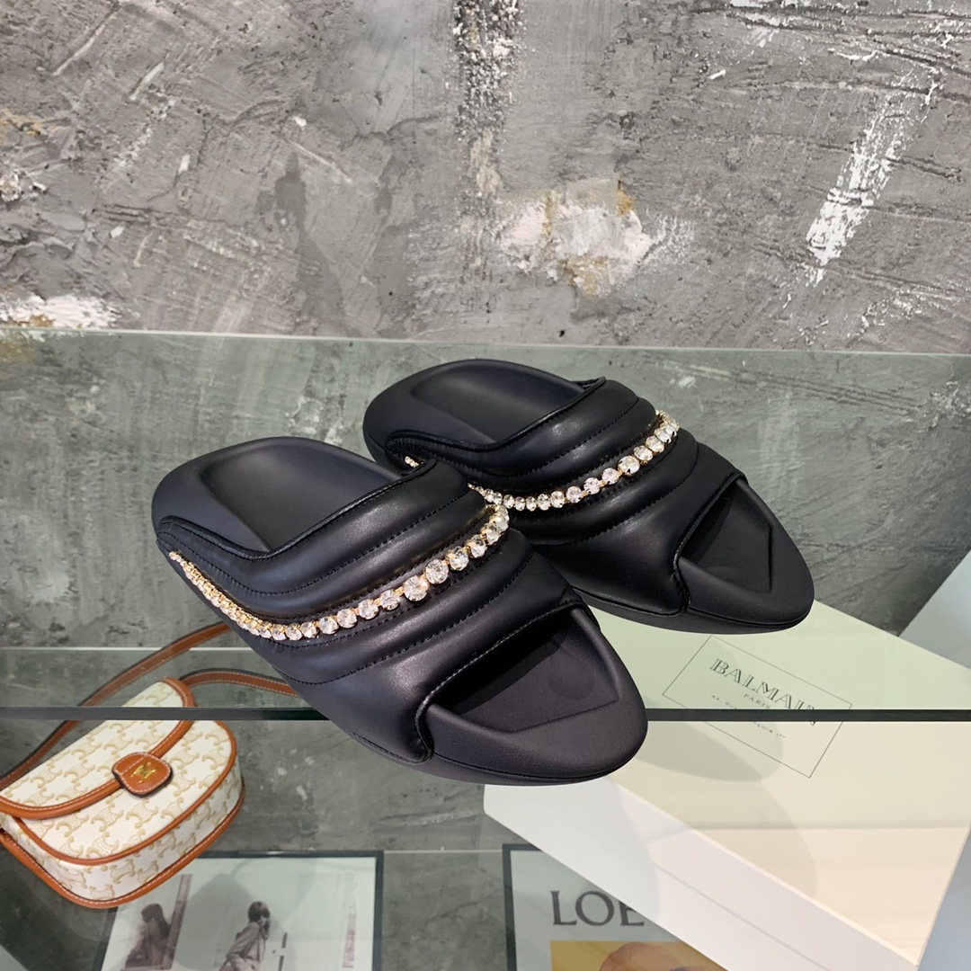 Balmain B-It-Puffy Slides - EUR FASHION