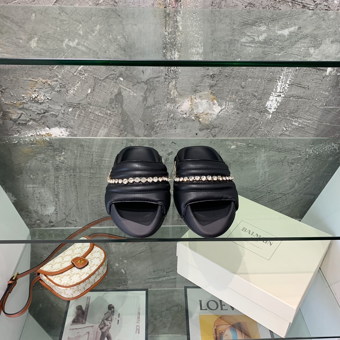 Balmain B-It-Puffy Slides - EUR FASHION