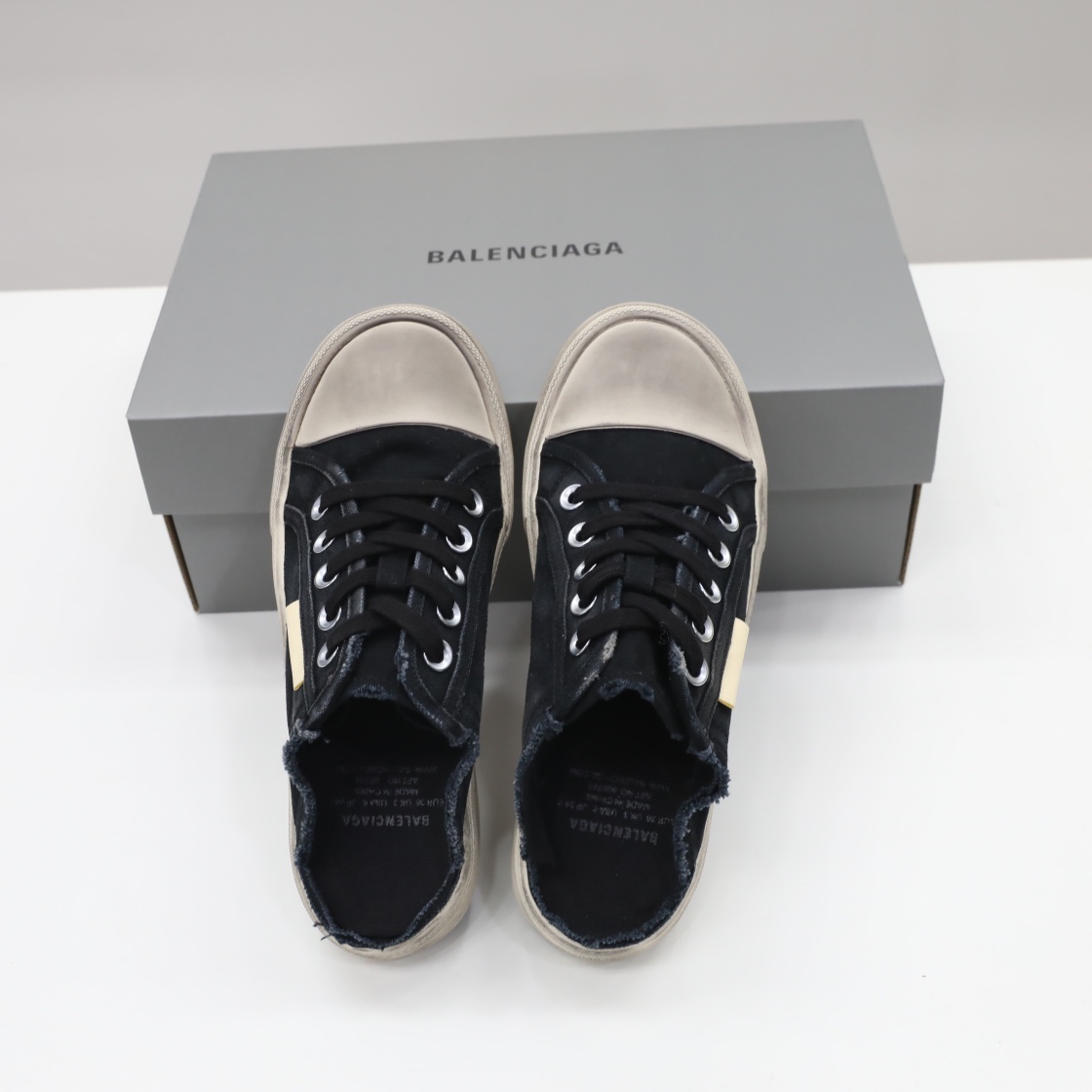 Balenciaga Men's Paris Sneaker Mule In Black - EUR FASHION