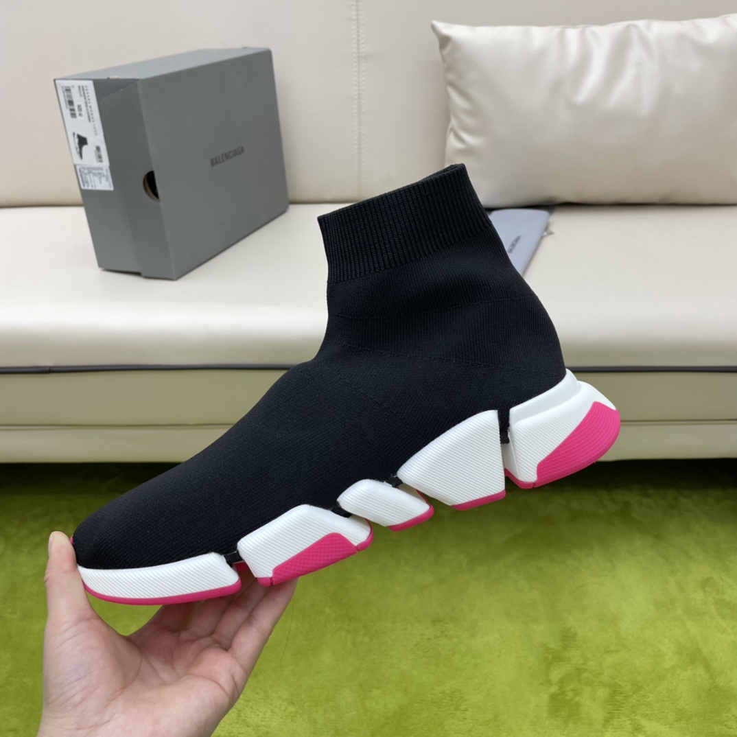 Balenciaga  Speed 2.0 Recycled Knit Sneaker  - EUR FASHION