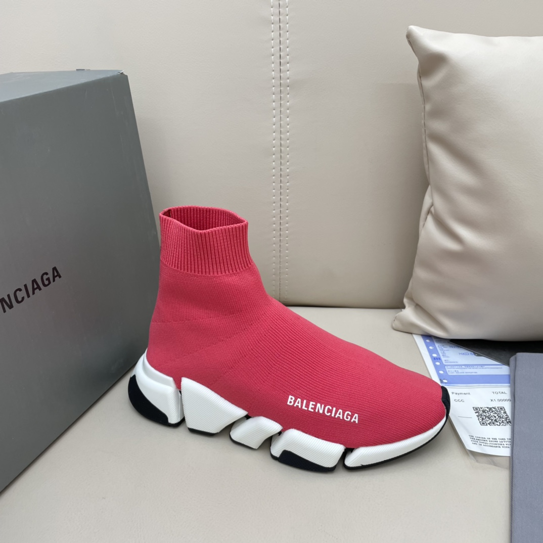 Balenciaga  Speed 2.0 Recycled Knit Sneaker  - EUR FASHION