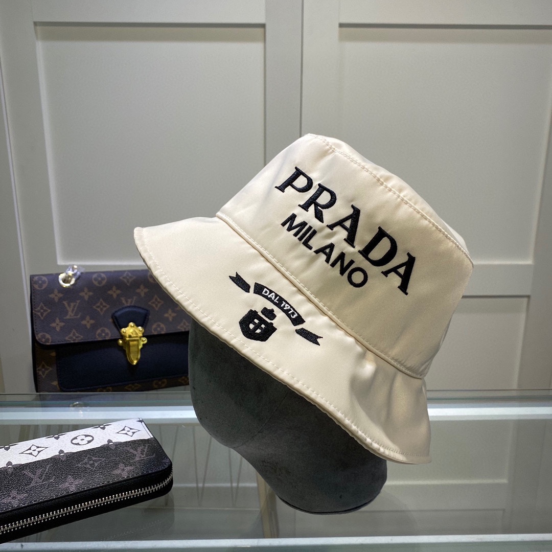 Prada Canvas Bucket Hat - EUR FASHION