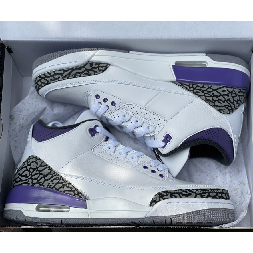 Air Jordan 3 Retro Dark Iris 2022 Sneaker   CT8532-105 - EUR FASHION