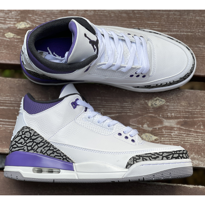 Air Jordan 3 Retro Dark Iris 2022 Sneaker   CT8532-105 - EUR FASHION