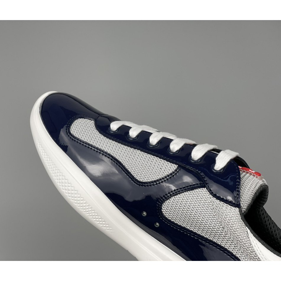 Prada Male America's Cup Sneaker In Blue(upon uk size) - EUR FASHION