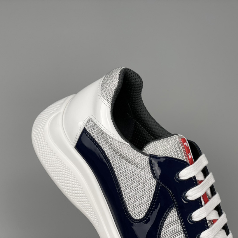 Prada Male America's Cup Sneaker In Blue(upon uk size) - EUR FASHION