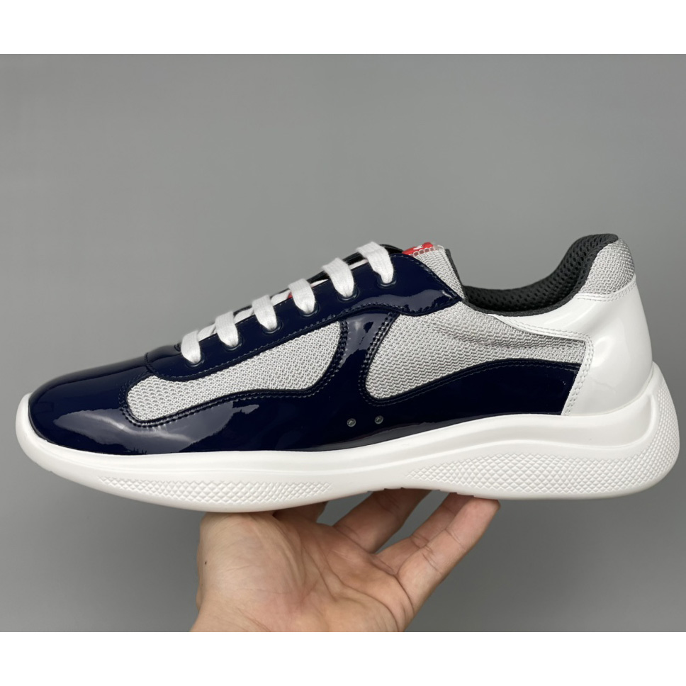 Prada Male America's Cup Sneaker In Blue(upon uk size) - EUR FASHION