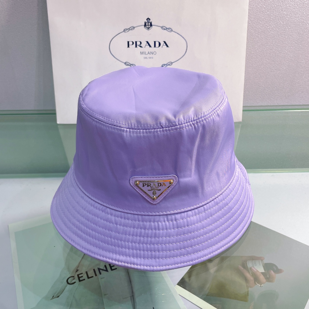 Prada Canvas Bucket Hat - EUR FASHION