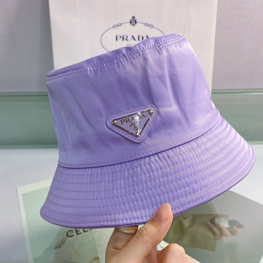 Prada Canvas Bucket Hat - EUR FASHION