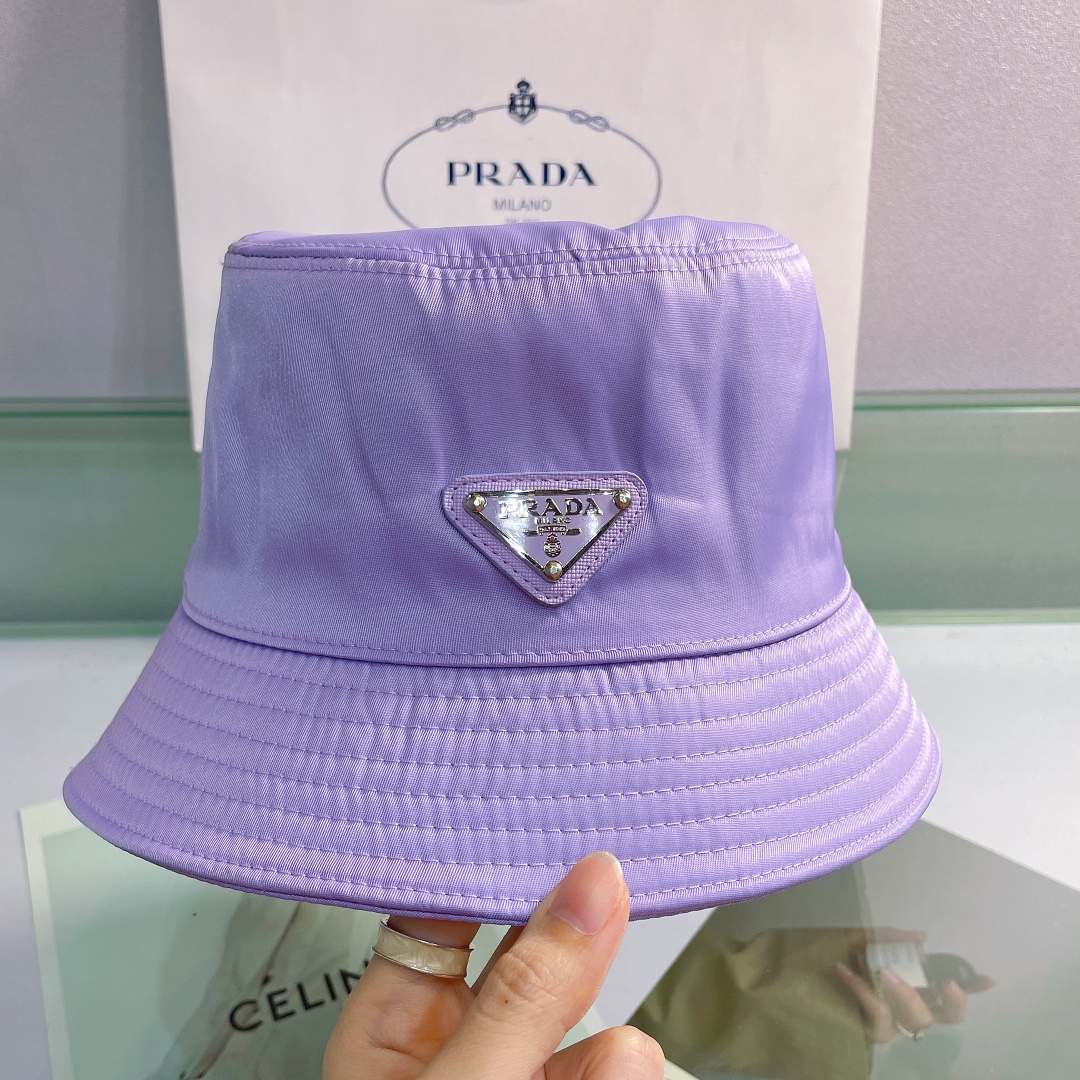 Prada Canvas Bucket Hat - EUR FASHION