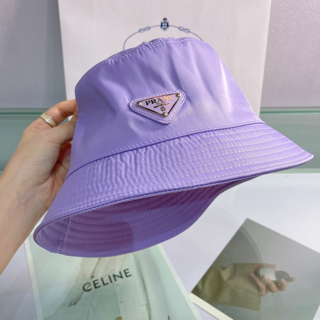 Prada Canvas Bucket Hat - EUR FASHION