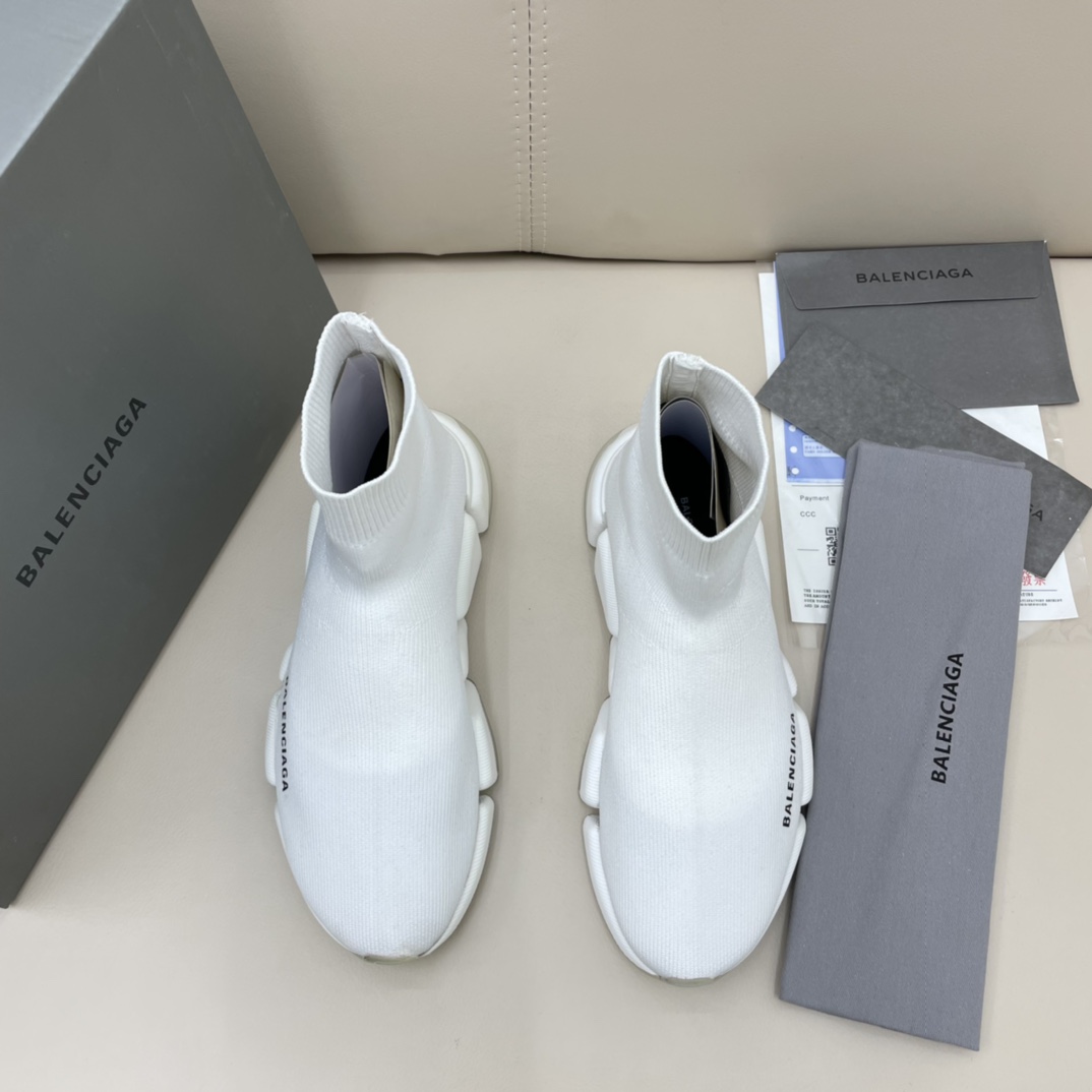 Balenciaga  Speed 2.0 Recycled Knit Sneaker  - EUR FASHION