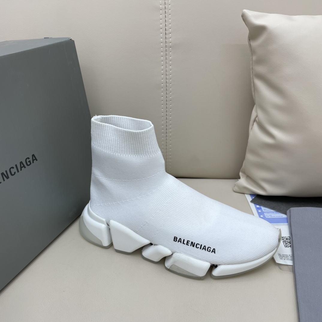 Balenciaga  Speed 2.0 Recycled Knit Sneaker  - EUR FASHION