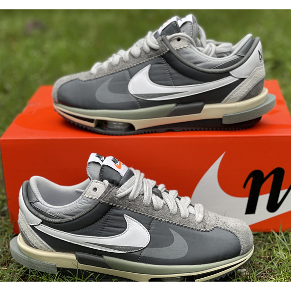 Sacai x Nike Air Zoom Cortez SP 4.0"Grey White"4.0 Sneaker DQ0581 001 - EUR FASHION