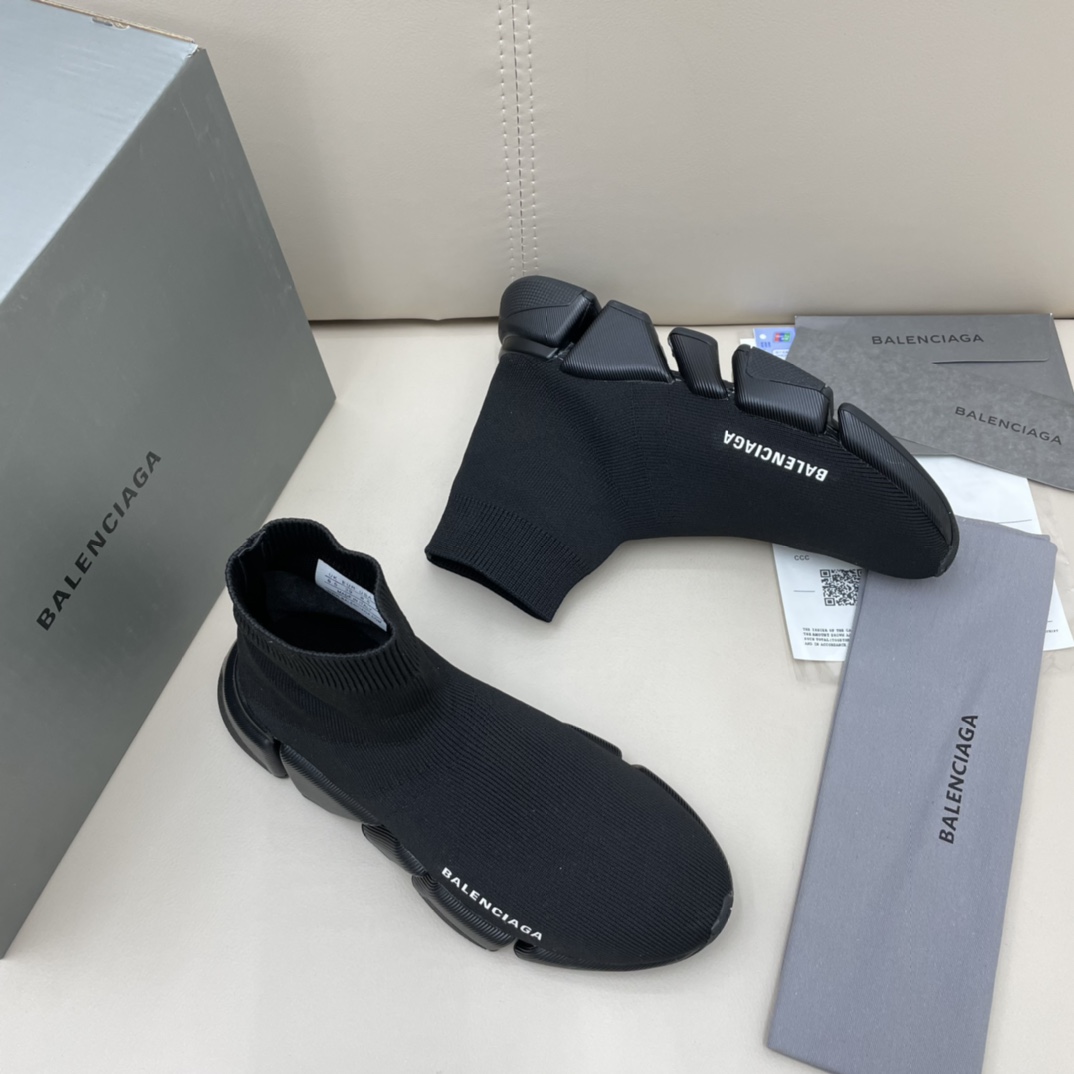 Balenciaga  Speed 2.0 Recycled Knit Sneaker  - EUR FASHION