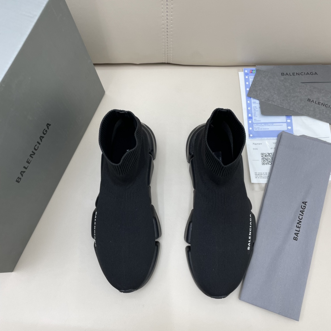 Balenciaga  Speed 2.0 Recycled Knit Sneaker  - EUR FASHION