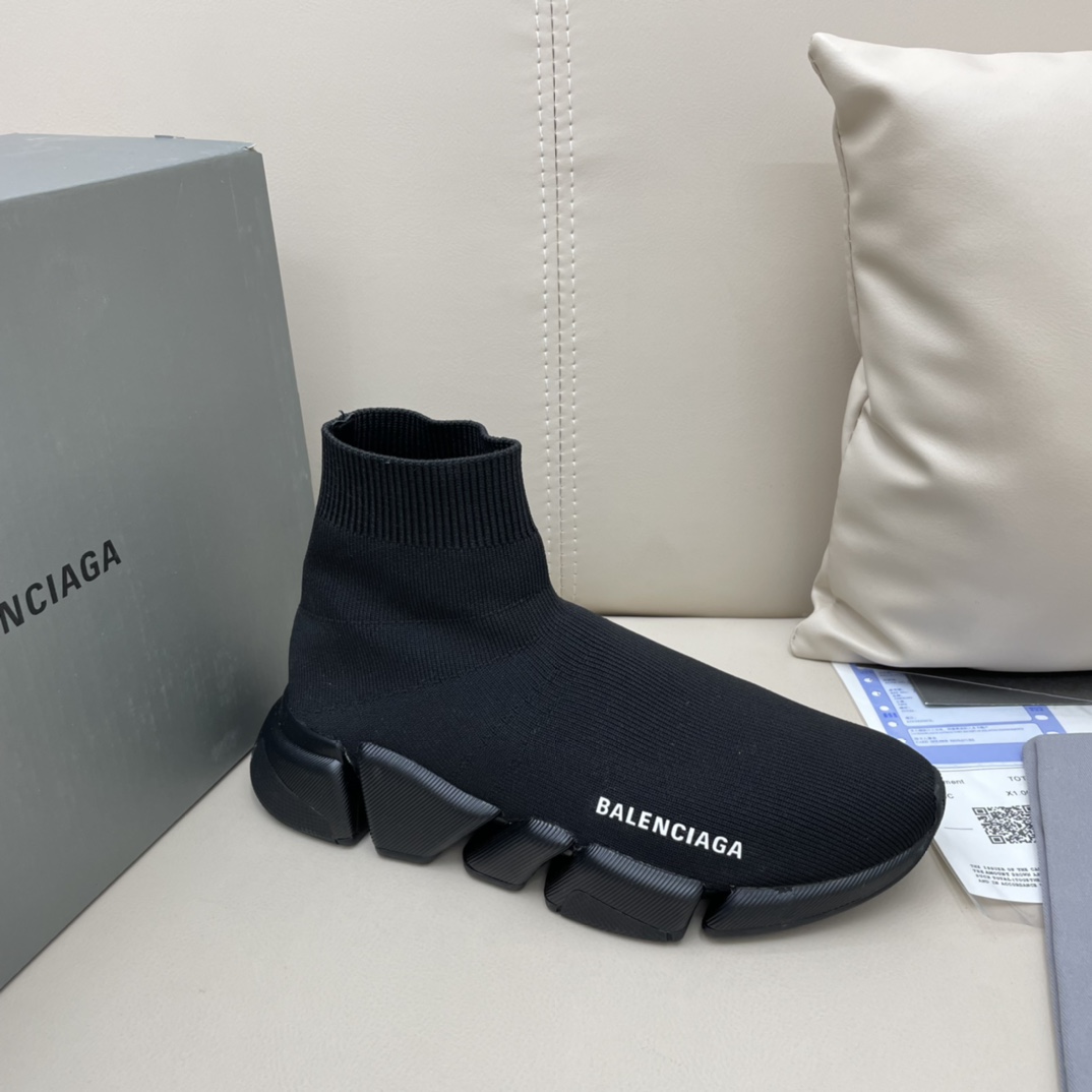 Balenciaga  Speed 2.0 Recycled Knit Sneaker  - EUR FASHION