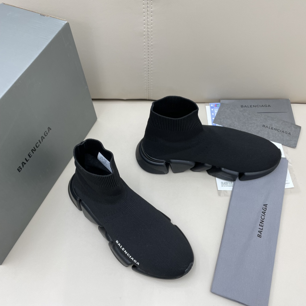 Balenciaga  Speed 2.0 Recycled Knit Sneaker  - EUR FASHION