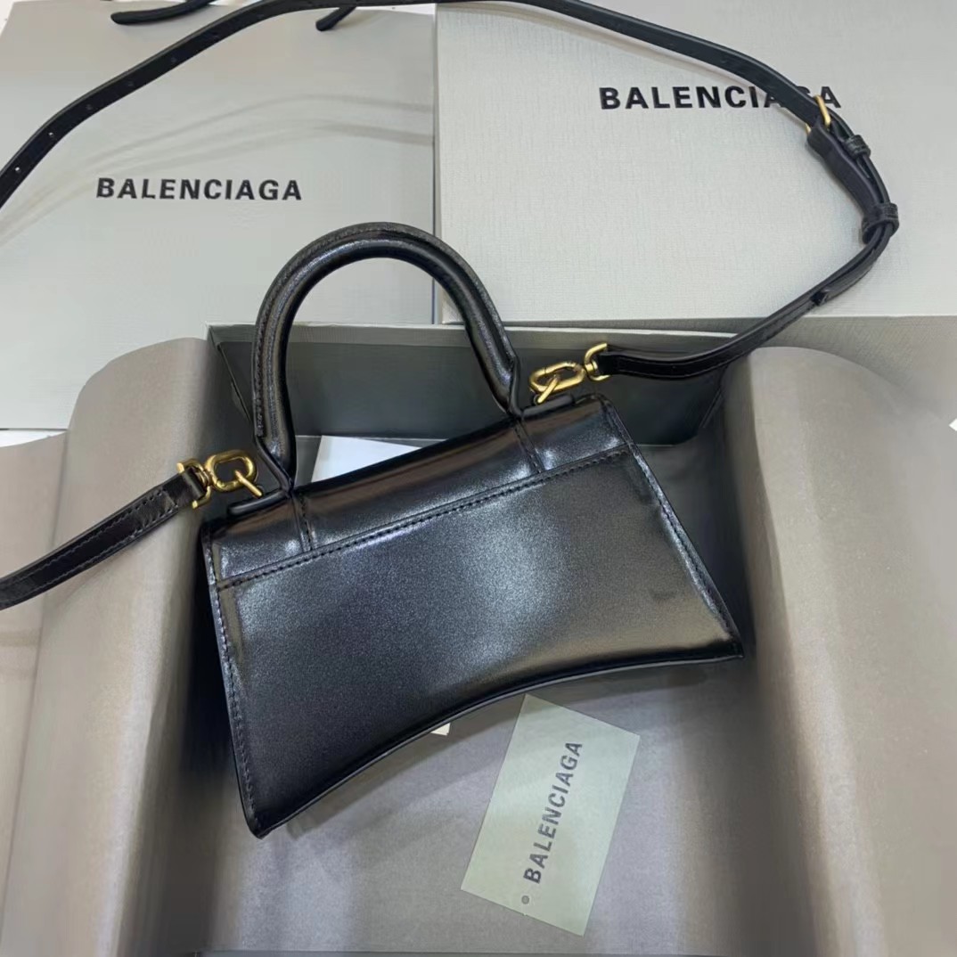 Balenciaga Logo Print Leather Handbag(19-11-8 cm) - EUR FASHION