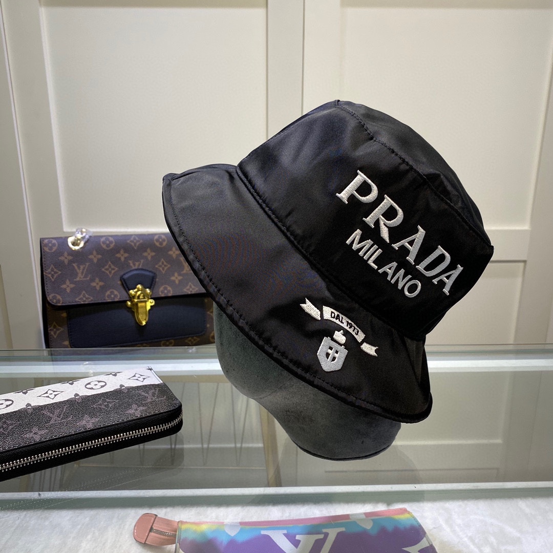 Prada Canvas Bucket Hat - EUR FASHION