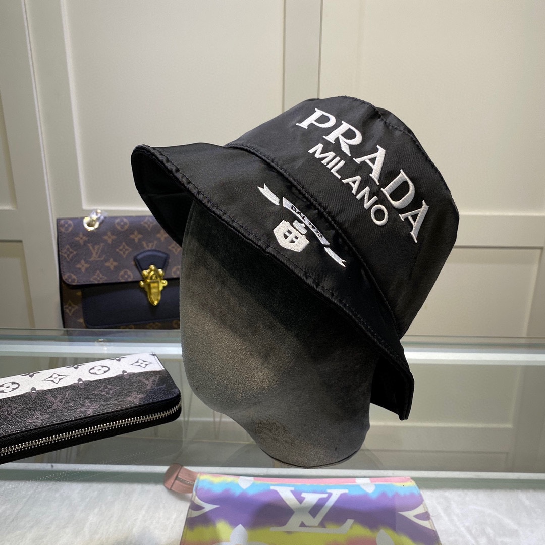 Prada Canvas Bucket Hat - EUR FASHION