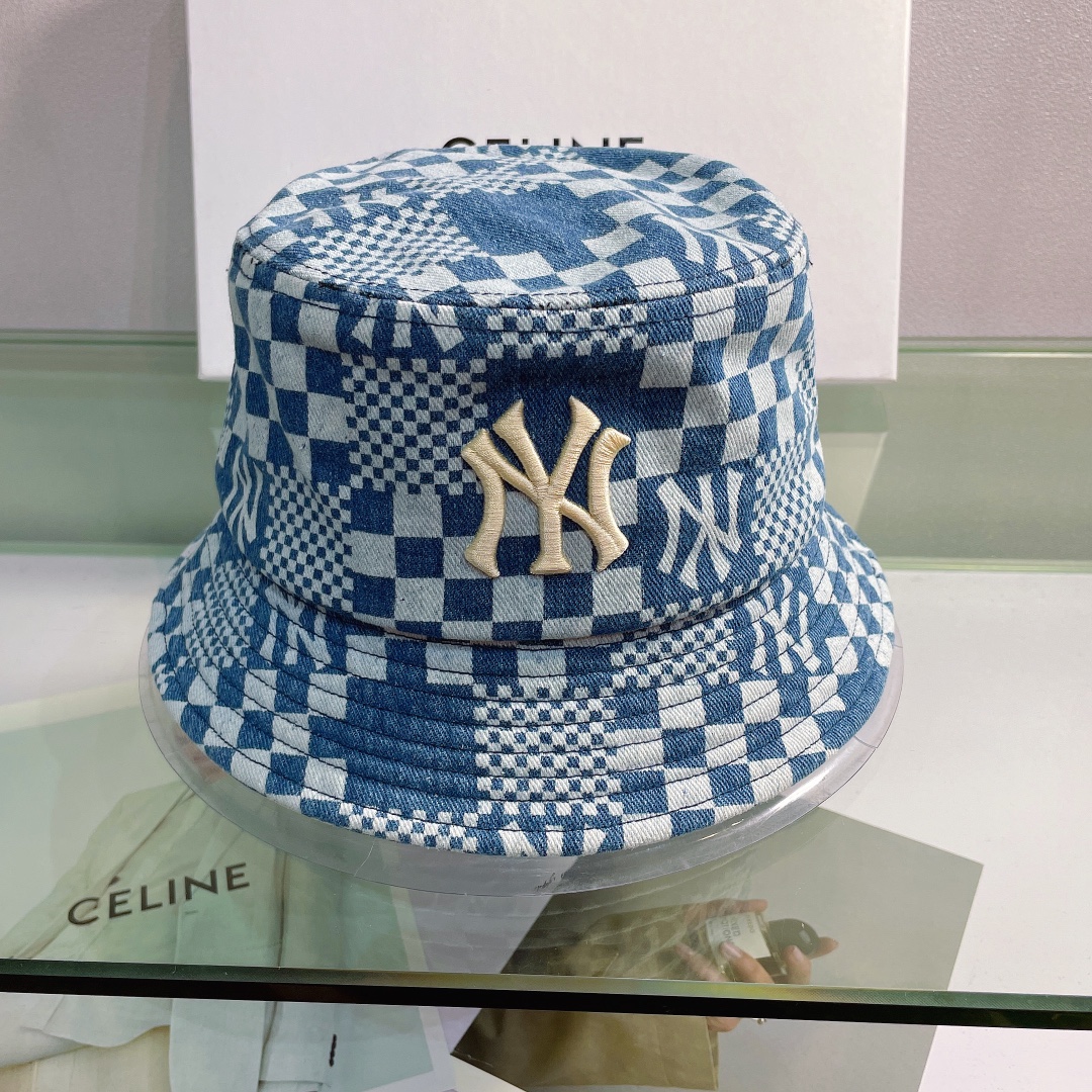 New York Yankees Canvas Bucket Hat - EUR FASHION